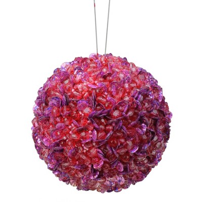 Vickerman 3.5" Fully Sequined and Beaded Christmas Ball Ornament - Lilac