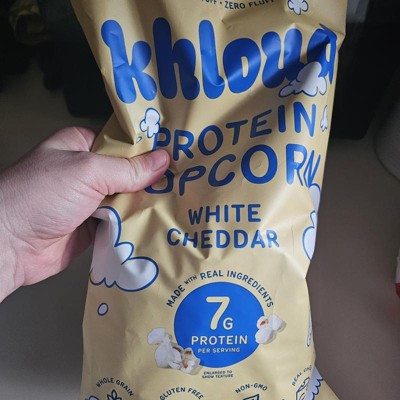 Khloud White Cheddar Protein Popcorn - 4oz : Target