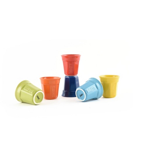 Bialetti Octagonal Espresso Cups, Set of 4 - Interismo Online Shop Global
