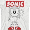 Bioworld Sonic the Hedgehog Classic Red and Black Dot Art Youth White Short Sleeve Tee - 2 of 3