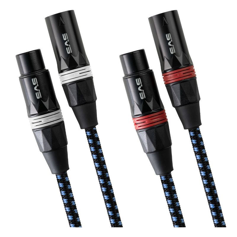 SVS SoundPath Balanced XLR Audio Cable - 3.28 ft. (1m) - Pair., 1 of 7