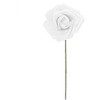 Bright Creations 60-Pack 3-Inch Artificial Rose Flowers Heads with Stems, Fake Flower Heads, White - 4 of 4