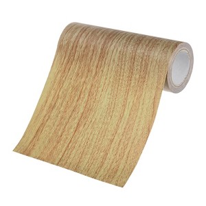 Unique Bargains Self Adhesive Wood Grain Design Durable Easy to Apply Repair Tape - 1 of 4
