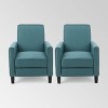 Set of 2 Darvis Contemporary Recliners - Christopher Knight Home - 2 of 4