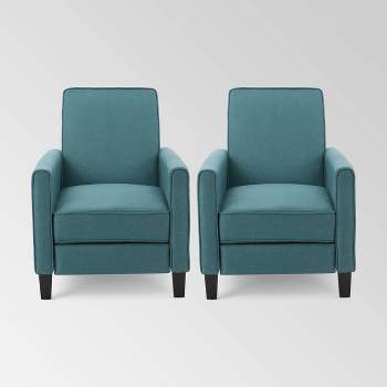 Set of 2 Darvis Contemporary Recliners - Christopher Knight Home