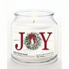 Courtside Market Christmas Joy ugar Cookie 12.8oz Soy Wax Candle Glass Jar with Brushed Silver Metal Lid - 2 of 3