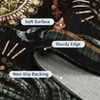 4x6FT Modern Washable Area Rug for Living Room, Vintage Floral Floor Rug with Non Slip Backing, Low Pile Stain Resistant Soft Carpet for Home - 4 of 4