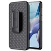 Nakedcellphone Case with Stand and Belt Clip Holster for Motorola Moto G 5G (2023) - Black - 3 of 4