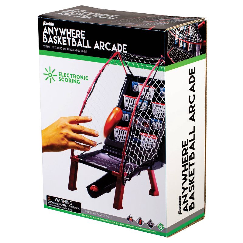 Franklin Sports Anywhere Basketball Arcade and Table Games, 3 of 4