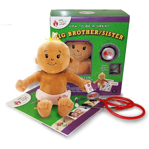 Little Medical School How to Be A Great Sibling Kit, Ages 4+, Includes Plush Baby Doll, Stethoscope, Toys - image 1 of 1