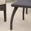 FIONECA 4-Piece PE Wicker Outdoor Furniture Set with Cushions, Patio Sofa Set with Table for Backyard, Porch, or Garden, Brown - 4 of 4