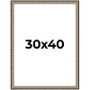 PosterPalooza | Ornate Silver Picture Frame - UV Acrylic, Foam Board Backing, Hanging Hardware - 2 of 4