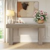 Lirago, Rustic Wooden Sofa Table & Entryway Table, Made of Engineered Wood, 13.77"D x 63"W x 33.46"H, Gray - 2 of 4