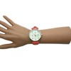 Olivia Pratt Faux Red Leather Sailing Boats Dial Women Watch - 4 of 4