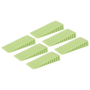 Unique Bargains ABS Anti-Slip Mini Size Wide Applications Door Stop 6 Pcs - 1 of 4