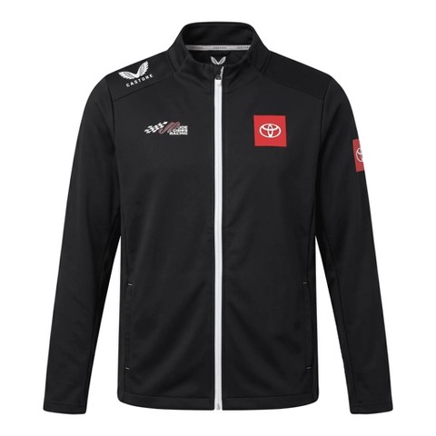 Joe Gibbs Racing Castore Joe Gibbs Racing Men's Team Softshell Jacket (Caviar Black, XL)