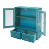 YIYIBYUS Wood Storage Cabinet Storage Cabinet with 2 drawers, Double Door Desktop Storage Cabinet - 3 of 4
