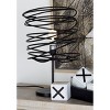 Metal Accent Lamp with Ring Shade Black - Olivia & May: Industrial Nightstand Lighting, No Assembly Required - 2 of 4