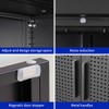 NicBex No Locked File Cabinet with 2 Doors and 2 Adjustable Shelves,Office Cabinet with Metal Handles,Filing Cabinet for Home Office - 4 of 4