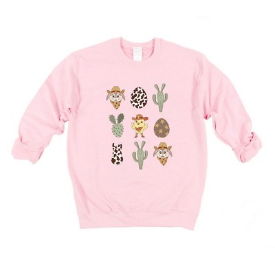 Simply Sage Market Women's Graphic Sweatshirt Western Easter Chart
