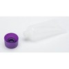 TravelWell 25ml Clear Plastic Empty Bottles with Screw Cap BPA-free Set of 50 With Injector Syringes - 3 of 4