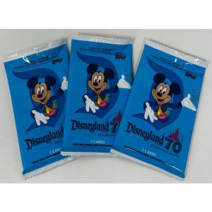 2026 Topps Disneyland 70th Anniversary 3-ct Pack Lot : Target