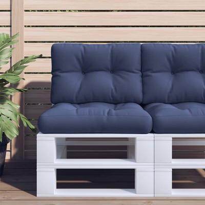 vidaXL Pallet Cushion Navy Blue 19.7"x15.7"x4.7" Fabric
