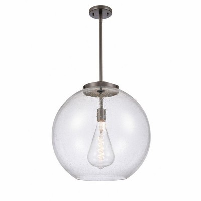Athens - 1 Light Pendant In Industrial Style-18.38 Inches Tall and 17.75 Inches Wide
