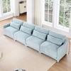Christopher Knight Home Gloria 142" Chenille Upholstered 4 Seat Sectional Sofa - 2 of 4