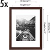 Americanflat Picture Frame with plexiglass - Hanging Hardware For Horizontal and Vertical Display - 2 of 4