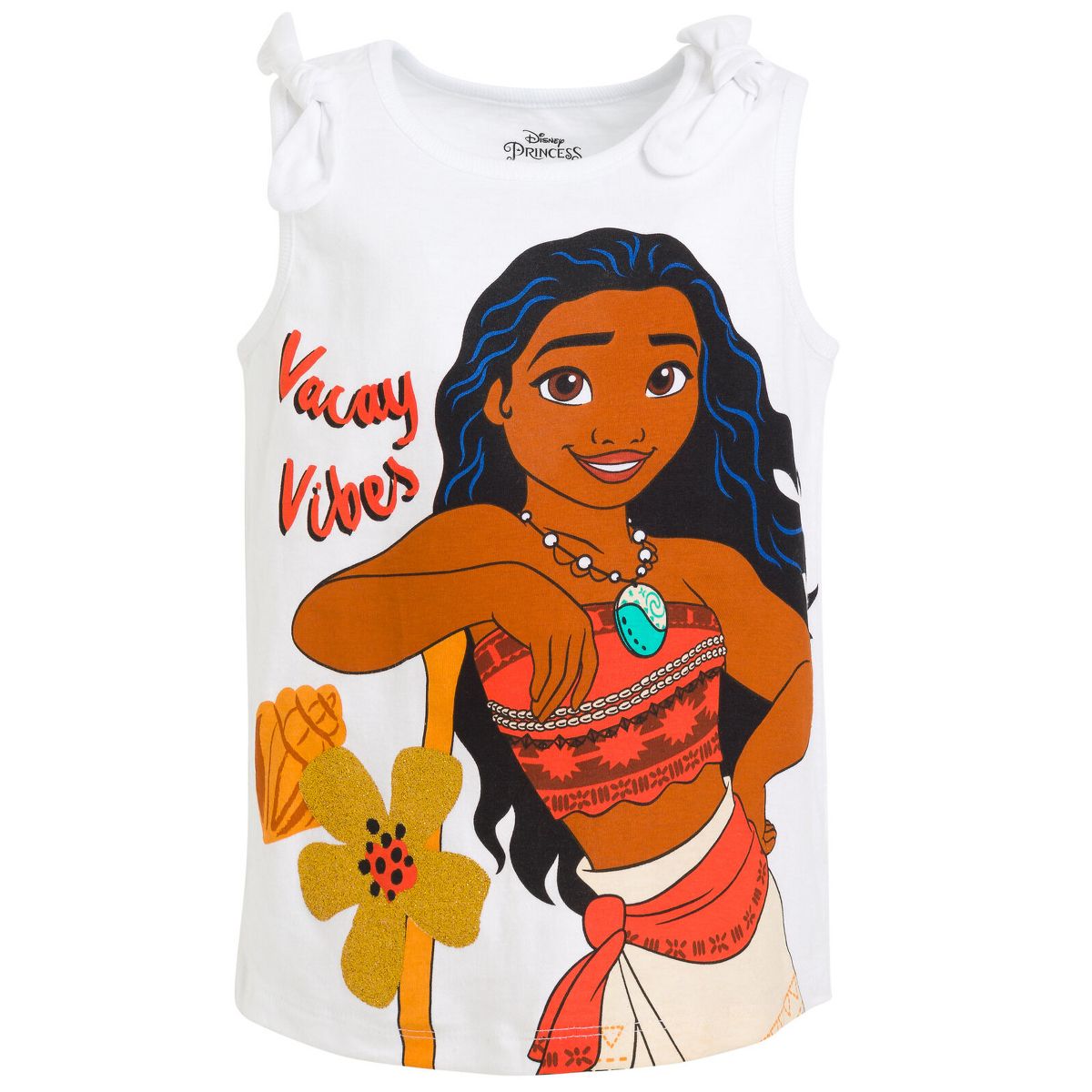 Disney Princess Girls' Sleeveless Tank Top Set Little Kid to Big Kid - thumbnail 6