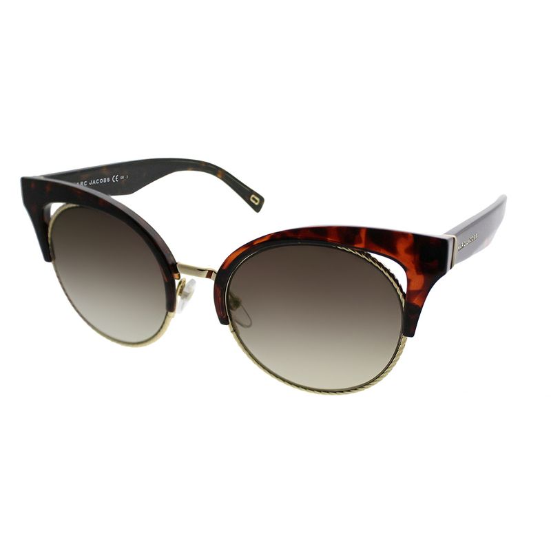 Marc Jacobs Marc 215/S 086 Womens Cat-Eye Sunglasses Dark Havana Gold 51mm, 1 of 4