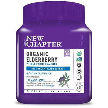 New Chapter Organic Elderberry Vegan Gummies - 60ct