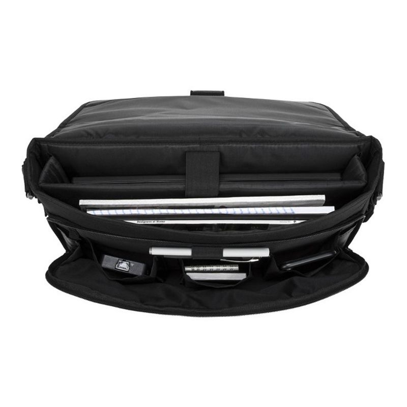 Lenovo Carrying Case (Messenger) for 15.6" Notebook - Black - Water Resistant - Nylon - Polyester Exterior Material - Shoulder Strap, Handle, 2 of 7