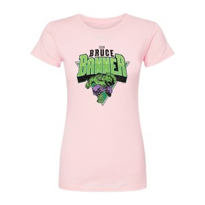 Women's - Marvel - Hulk Bruce Banner Fitted Graphic T-Shirt - 1 of 2