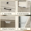 Double Tilt Out Trash Bin Cabinet, Hidden Trash Holder for 10 Gallon Garbage Can - 4 of 4