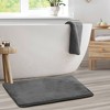 Hearth & Harbor Bathroom Rugs, Ultra Soft Velvet Memory Foam Bath Mats with PVC Backing - 2 of 4