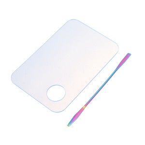 Unique Bargains Portable Square Nail Art Palette Multicolor 1 Set - 1 of 4