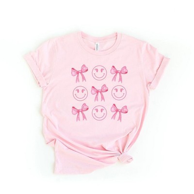 Simply Sage Market Women's Smiley Face Coquette Chart Short Sleeve Graphic Tee