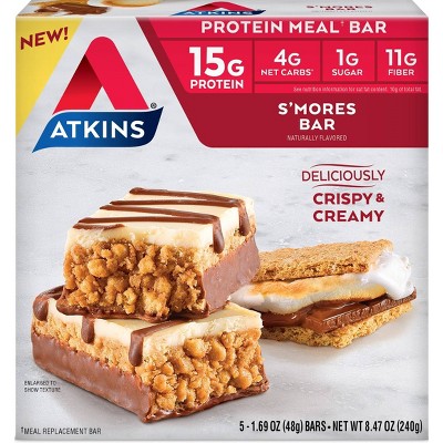 Atkins Protein Meal Bars - S'mores - 5pk