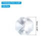 Unique Bargains Hanging Ornament DIY Craft Prisms 2 Holes Octagon Suncatchers 0.55" 100 Pcs - 2 of 4