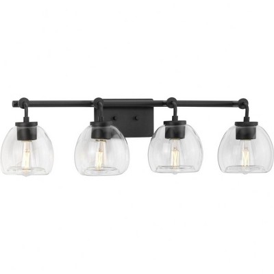 Progress Lighting Caisson 4-Light Graphite Bath Vanity Light