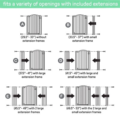 Summer by Ingenuity The Thruway 53W Series Gate - White