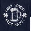 Men's - Instant Message - Don't Worry Beer Happy Short Sleeve Graphic T-Shirt - 2 of 4