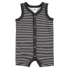 Gerber Baby Boys' Short Leg Sleeveless Romper, 2-Pack - 2 of 4