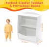 Kids Bookshelf - Book Storage Organizer, 2-Tier Kids Bookcase with Open Compartments for Bedroom, Livingroom, Playroom - 3 of 4