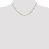 Black Bow Jewelry 1.2mm 10k Yellow Gold Solid Wheat Chain Necklace - 2 of 4