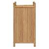 vidaXL Planter Natural Bamboo Bamboo 15.7x15.7x31.5 in Decorative Inlays - 4 of 4
