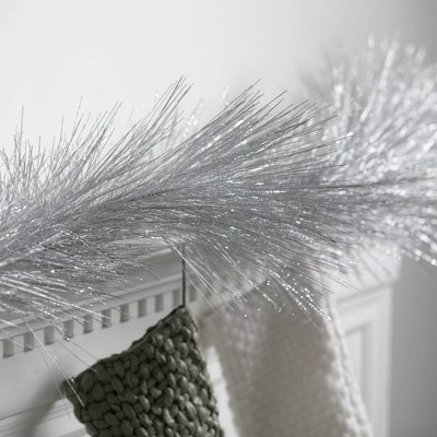 72" Silver Metallic Artificial Pine Christmas Garland