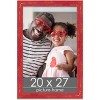PosterPalooza | Shabby Chic Red Picture Frame - UV Acrylic, Foam Board Backing, Hanging Hardware - 2 of 4